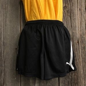 Black Puma Shorts